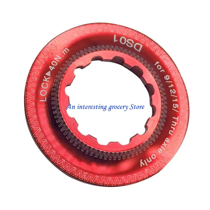652D Bike Disc Retention Rings Aluminum Alloys Easyly Installation Process Safety
