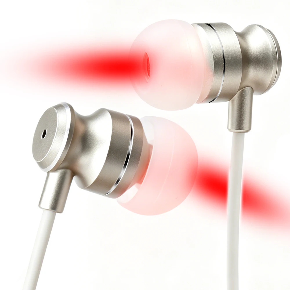 

Tinnitus Ear Laser Therapy 650nm Red Light Ear Therapy Device LLLT Physiotherapy Otitis Media Hypertension Treatment USB-C USB