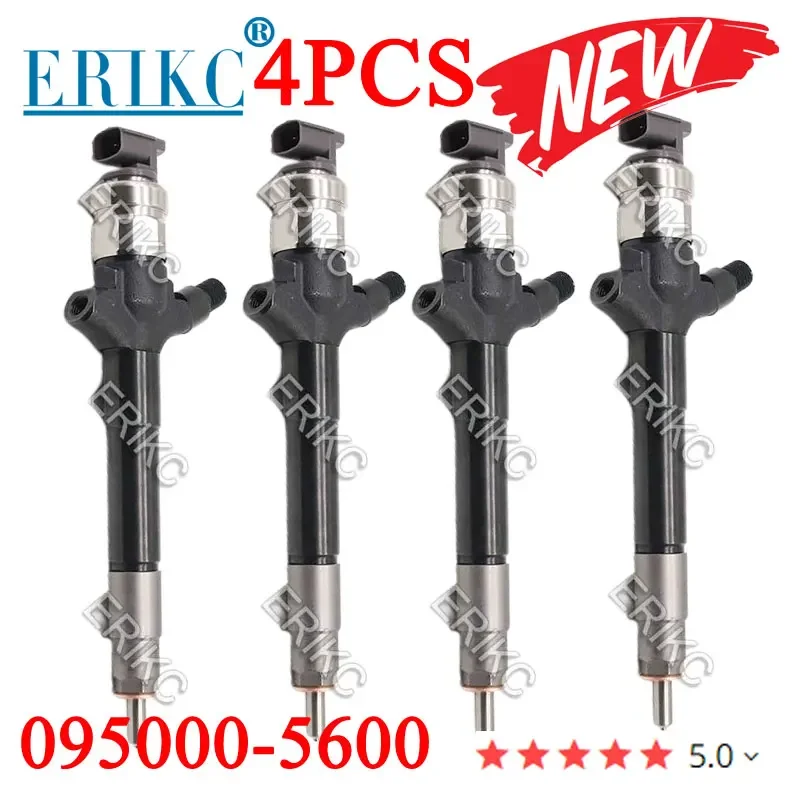 4PCS Fuel Injectors 095000-5600 095000-5601 1465A041 Common Rail Nozzle Assy for Mitsubishi L200 4D56 Euro4