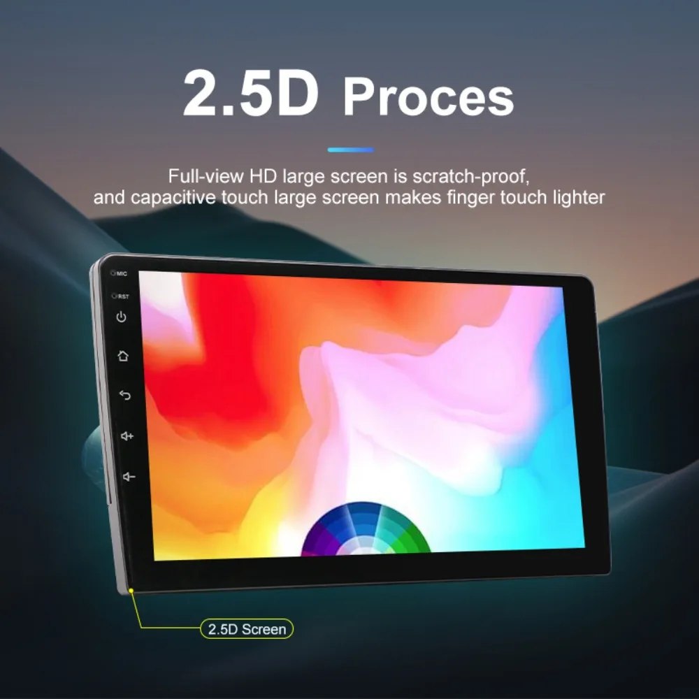T100 Car Navigation GPS Universal MP5  7/9/10 Inch Android Car GPSNavigation 2+32G 4-core WIFI Car Reversing Camera