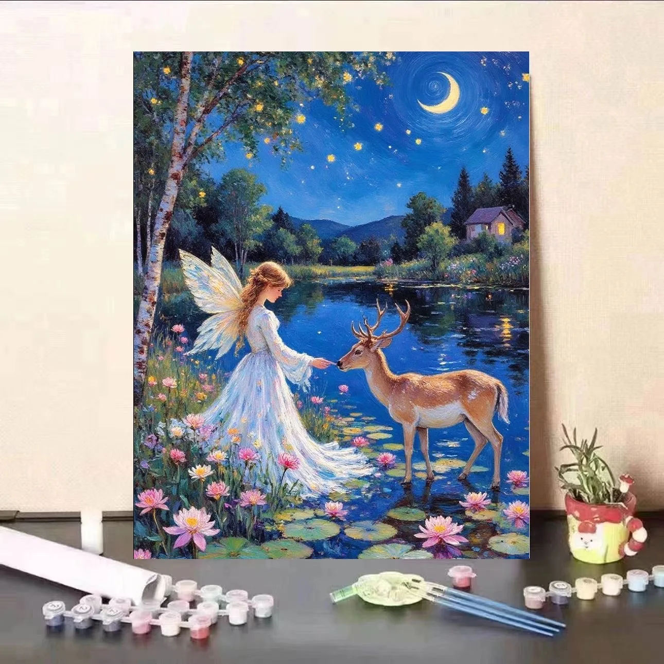 

A-0248 Iris Garden Oil Painting Print
