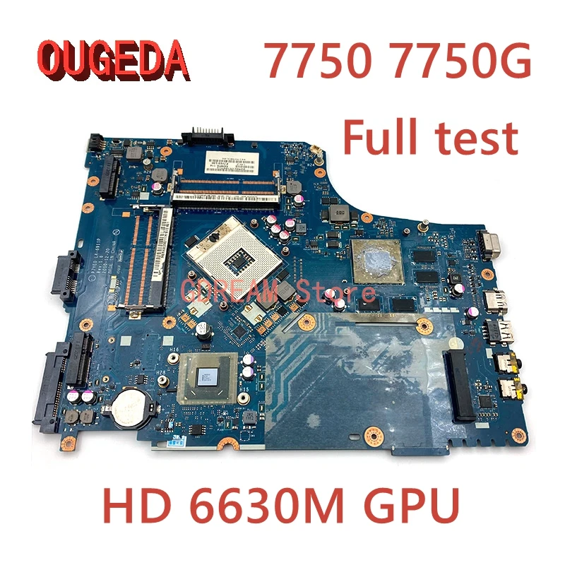 

OUGEDA MBRMK02001 MB.RMK02.001 For Acer ASPIRE 7750 7750G laptop motherboard P7YE0 LA-6911P HD 6630M gpu HM65 DDR3 full tested