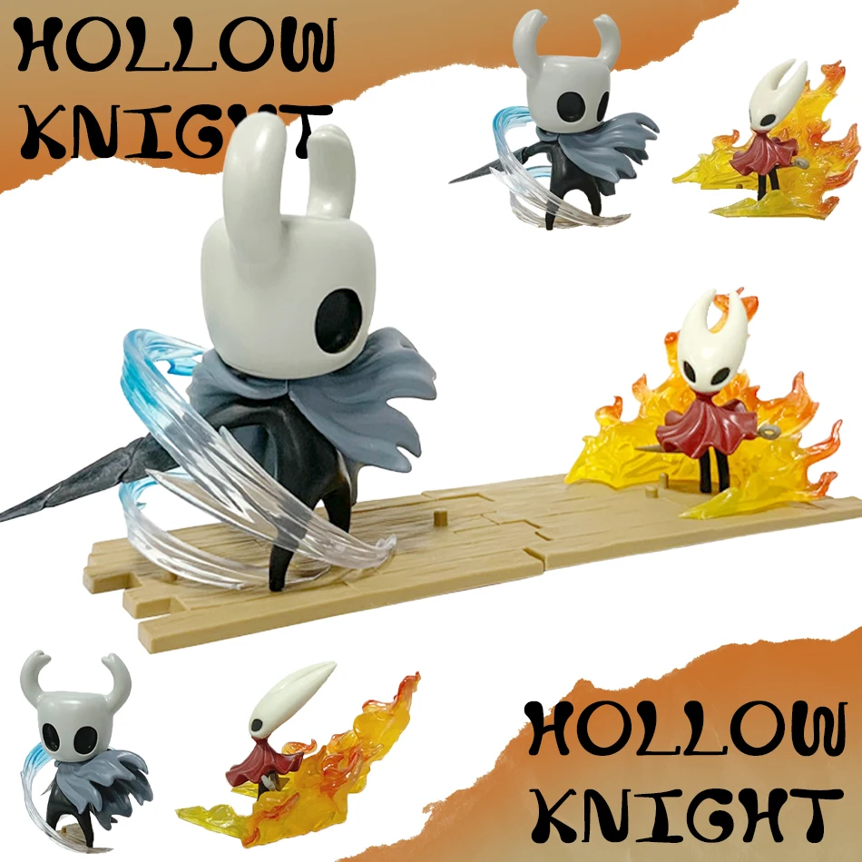 2 teile/satz Hollow Knight Anime Figur Hornet Spiel Desktop Action Figure Modell PVC Dekoration Ornament Sammeln Spielzeug Geschenke