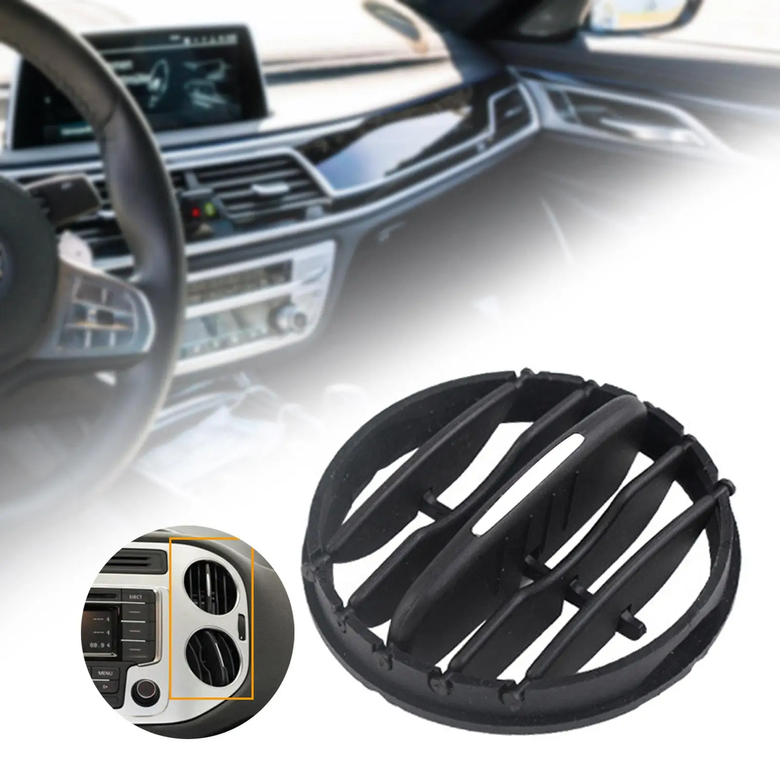 Air Conditioning Grille Panel Plastic Car Interior Decor DIY Accessory for Kia Picanto Morning Instrument Dashboard