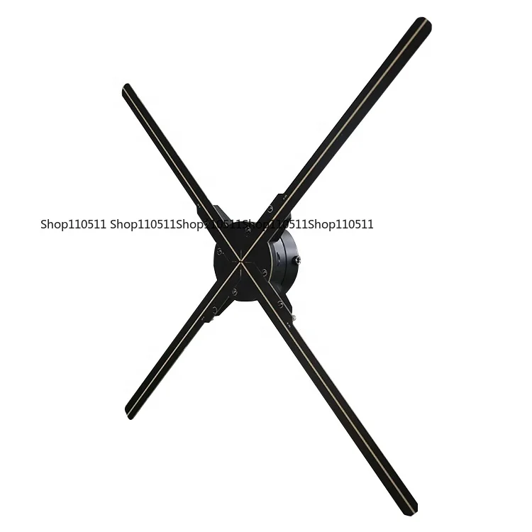 3D Hologram Advertising Player Device 3D Led Fan Display Machine Hologram 43cm App Control Led Advertising Device