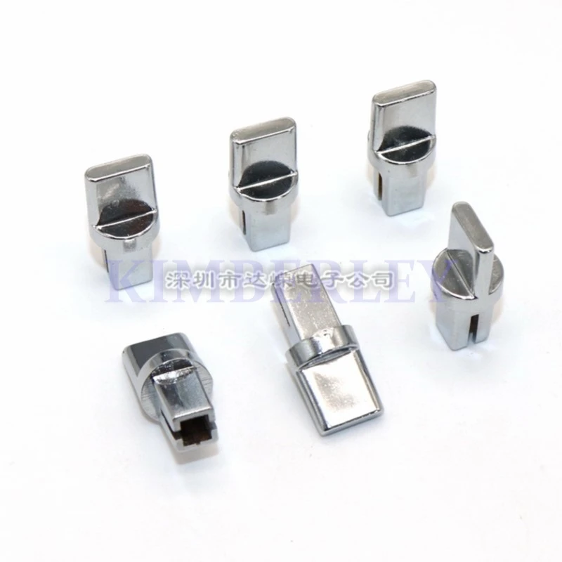 10 Piece Plastic Switch Cap Electroplated Key Cap Square Hole 3.2X3.2 Switch Cap Self-locking Switch Cap Tap The Key Cap