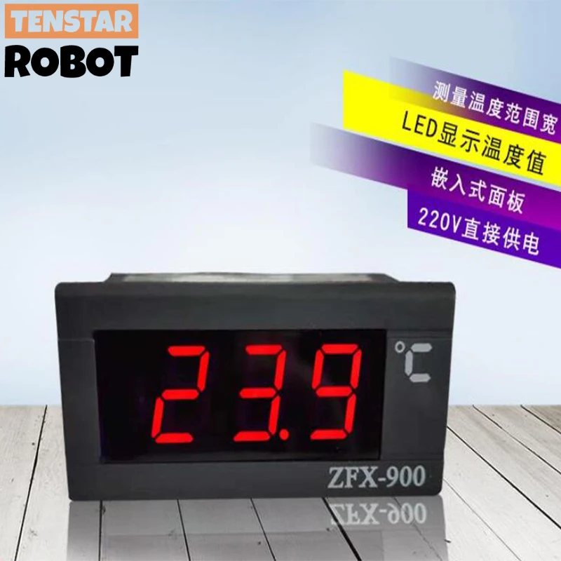 ZFX-900 LED Display Digital Thermometer LED Temperature Monitor Fridge Freezer Water Tanks Probe Sensor 220v AC