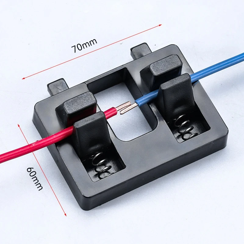 1pc Electric Wire Welding Fixture Holding Power Stabilizing Wire Holder Anti-Slip Dual Clamps Soldering Tool Accessories