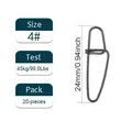 4 20pcs 24mm 45kg
