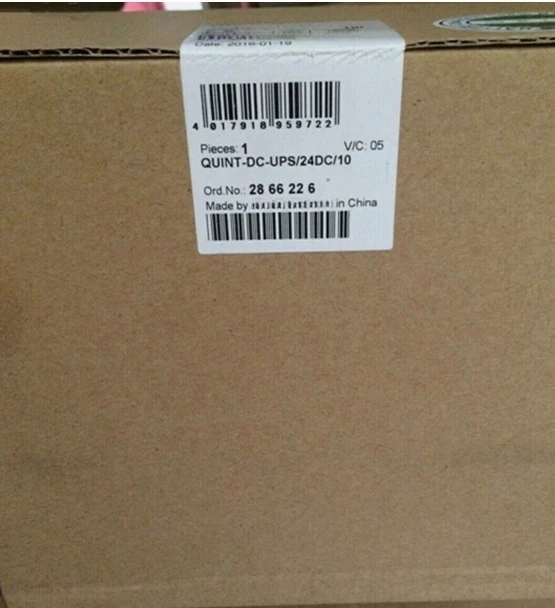 

Brand New Original QUINT-DC-UPS/24DC/10 24DC/10A Power Supply 2866226 Fast Delivey