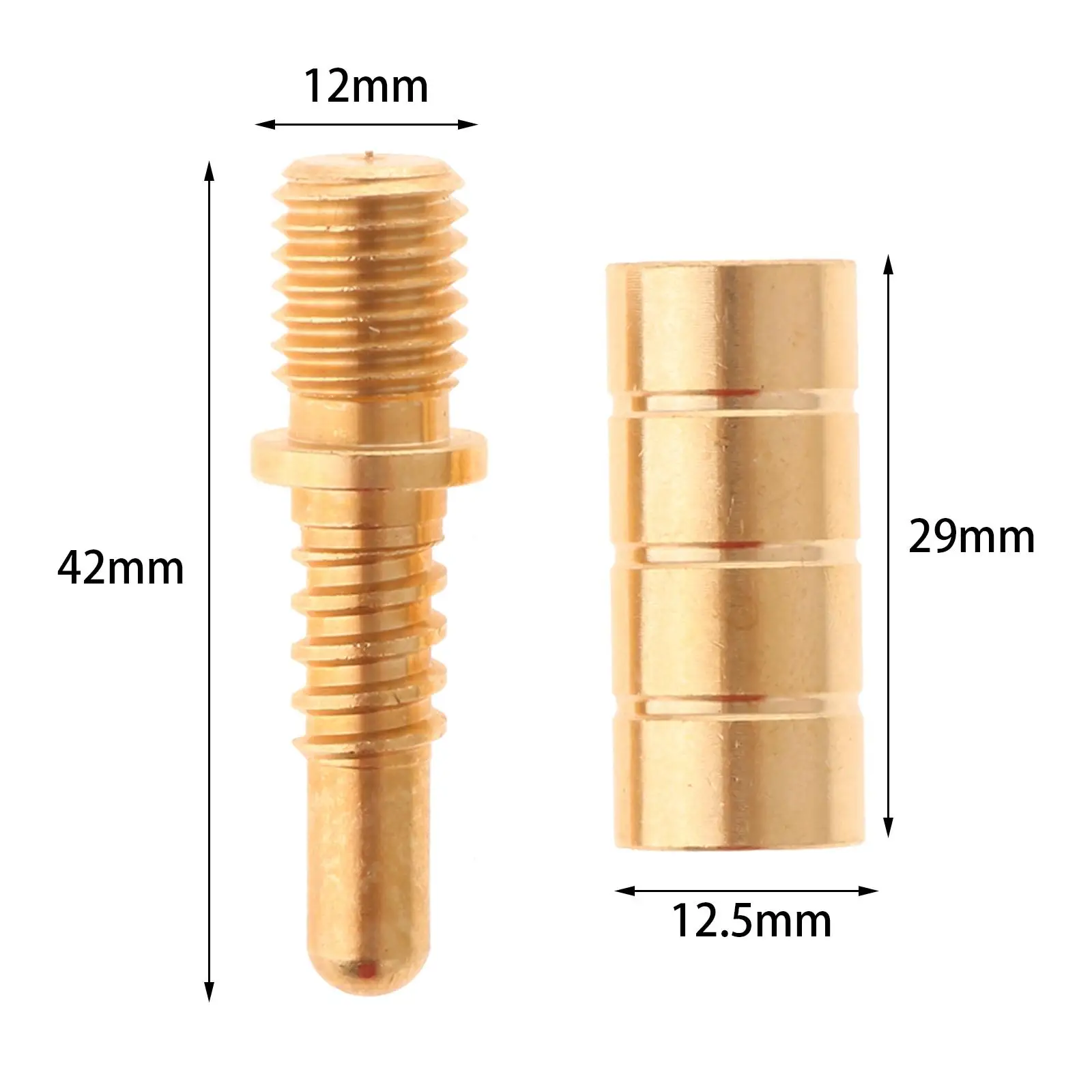 Pool Cue Joint Screw Pool Cue Joint Connector Metal Billiard Cue Screws