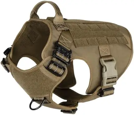 

Tactical Dog Harness for Large Dogs – Durable, Secure Fit, Easy Use
