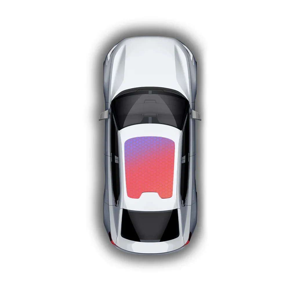car tint roof skylight film Top selling solar window glass film explosion-proof auto roof protection film