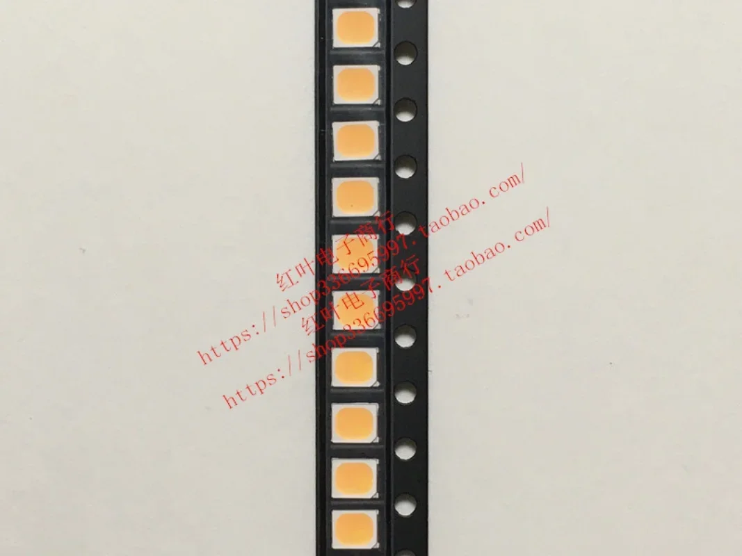 

100pcs/ GWJTLMS1.EM Patch 2835 Warm Yellow White 2700K Display Backlight LED Bead 3V/0.2W