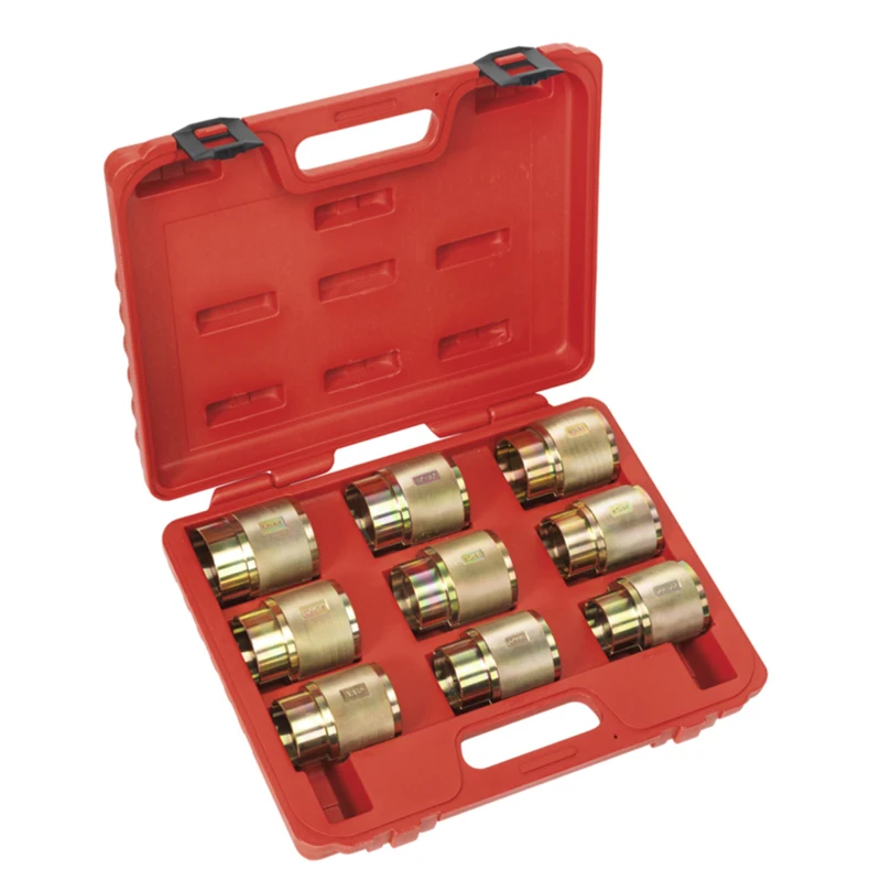 9pcs Motorcycle Fork Seal Driver Kit Removal Tool for Size 35/36/39/41/43/45/46/47/48/49/50/54mm Motorcycle Repair Tool