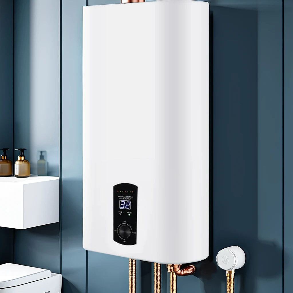 تخزين كتلة المياه الحرارية الموفرة للطاقة 100 لتر سخان مياه كهربي سريع للمنزل والفندق #6