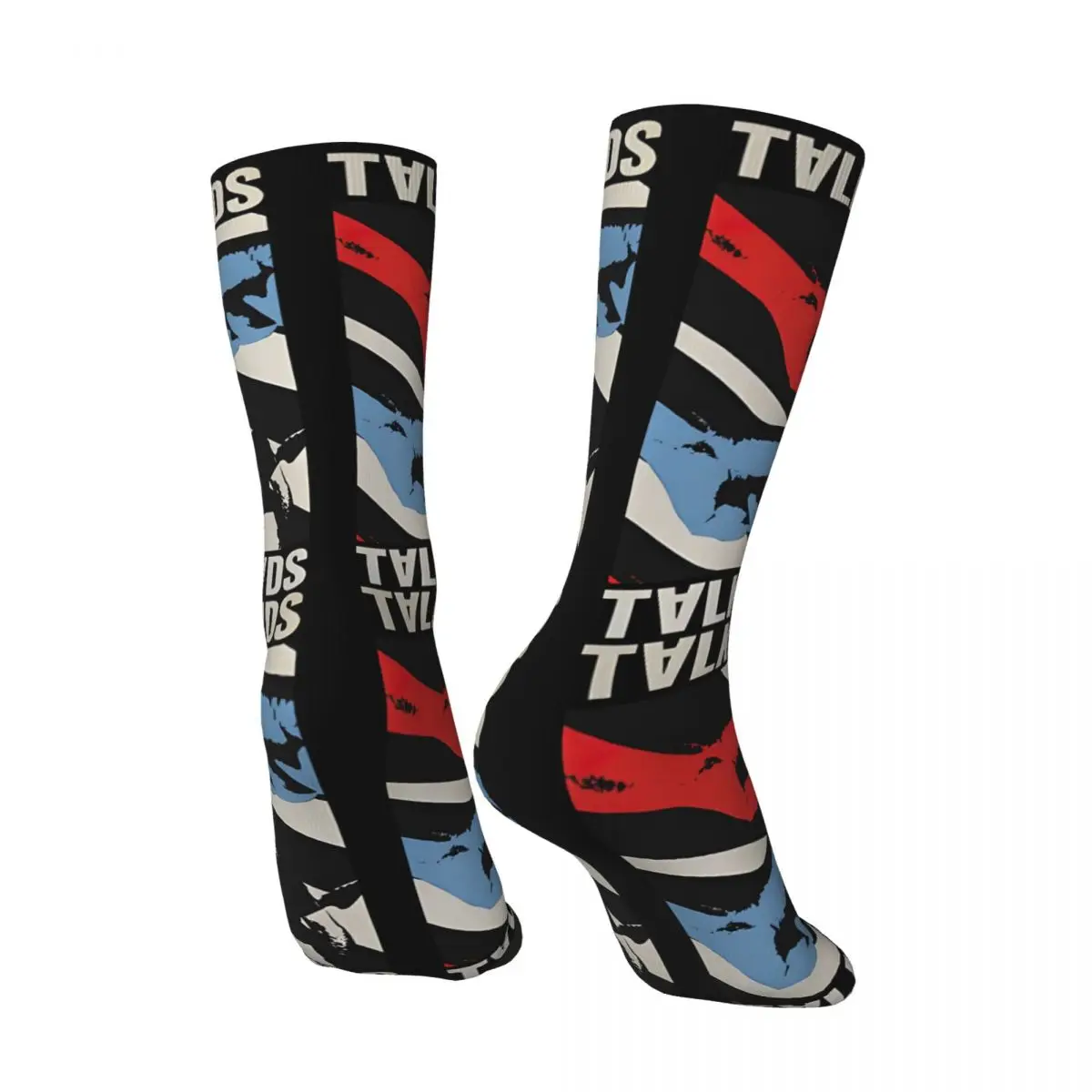 Vintage Vintage Concert Music Men's compression Socks Unisex Talking Heads Harajuku Seamless Printed Novelty Crew Sock