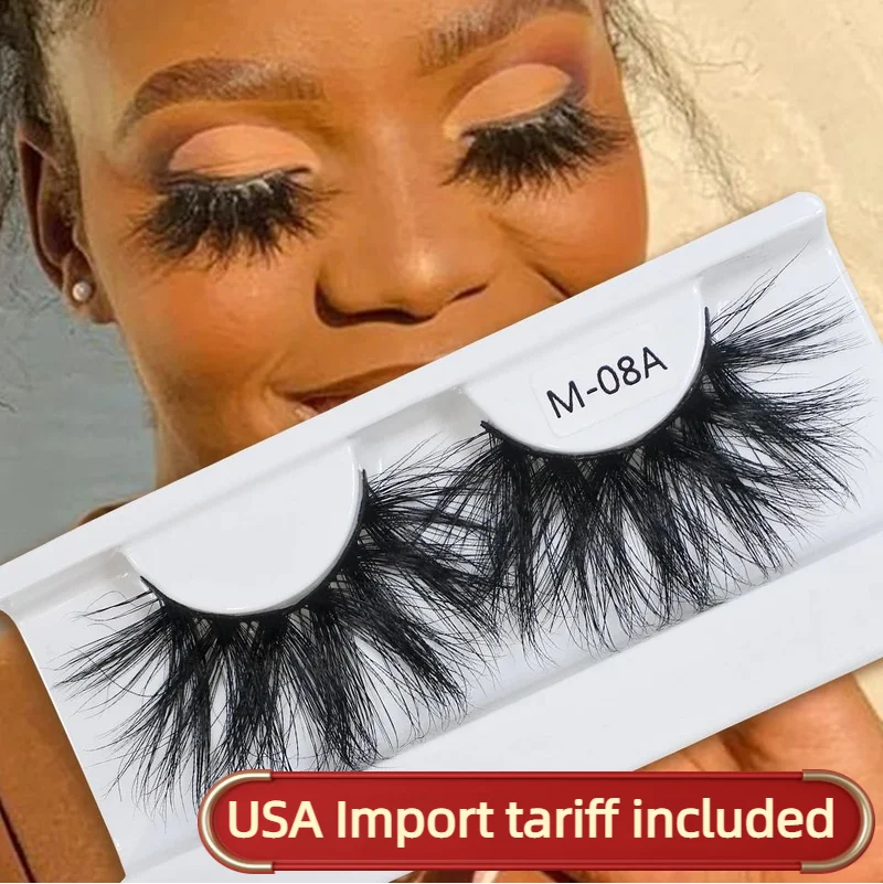Image of 3D Real Nerz Wimpern Reusable Dramatische Make-Up Lange Falsche Wimpern Großhandel 30mm Nerz Lash Anbieter