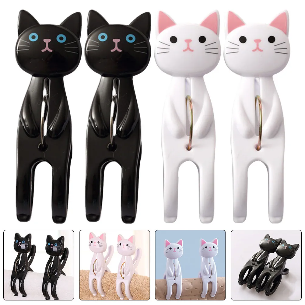 

4Pcs Sturdy Windproof Clothes Clamps Non Slip Smooth Surface Laundry Clips for Home Outdoor Balcony Washing Line Sunbed Towel