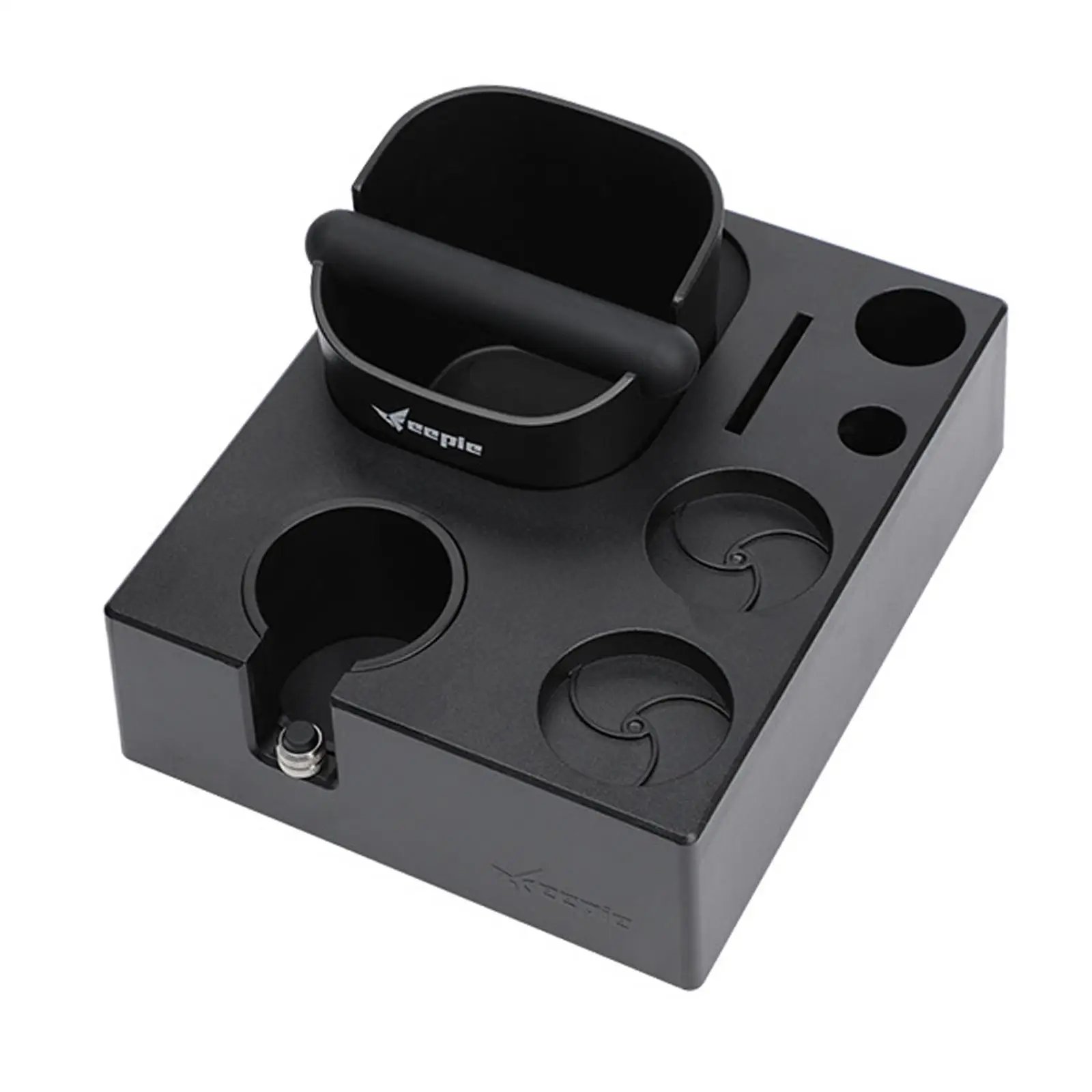 

Durable ABS Tamper Stand Espresso Knock Box Organizer Coffee Barista Accessories for Espresso Machine