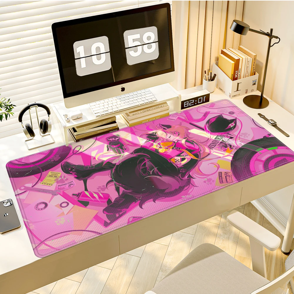 

Коврик для мыши New Muse Dash: мягкий игровой коврик для клавиатуры и мыши, большой настольный коврик для ПК, аниме-дизайн