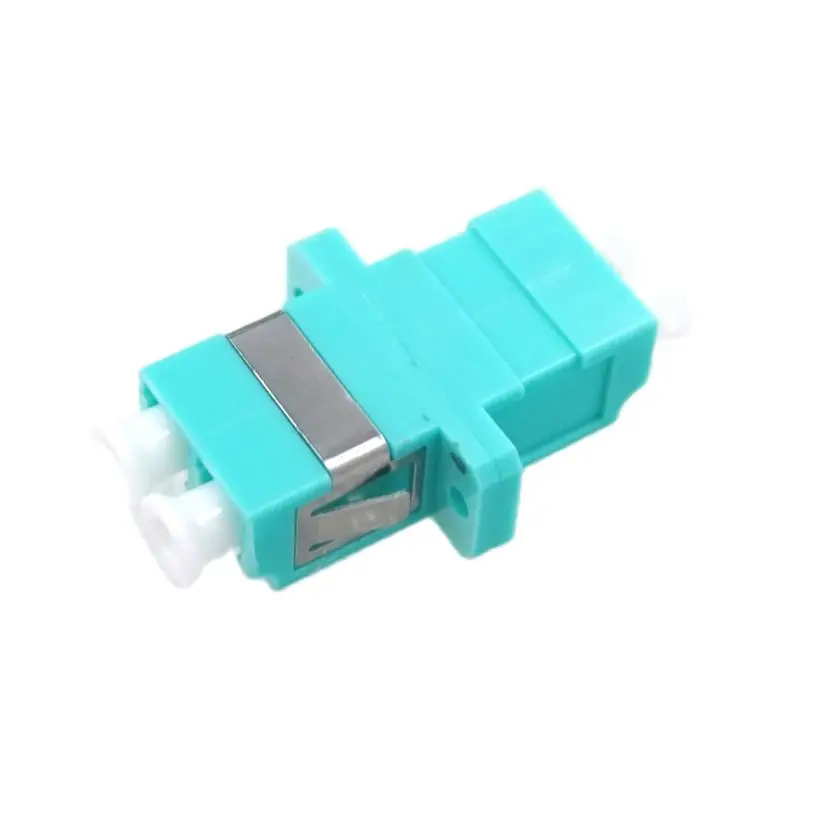 100PCS New Hot Sale Fiber Optic Connector LC UPC Singlemode Duplex Adapter OM3 OM4 Coupler Flange Free Shipping to Russia