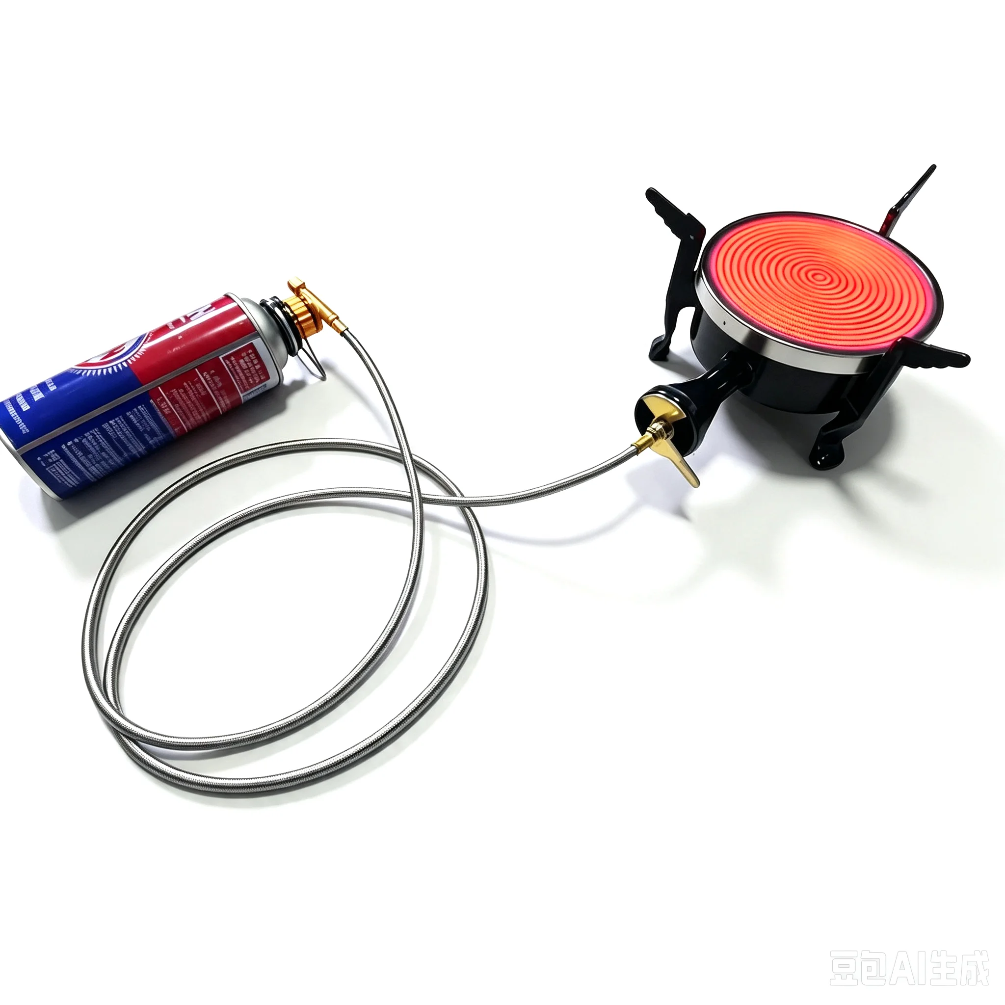 Infrared Heating Propane Butane Gas Stove Camping Picnic Burner With Explosion-Proof Tube And Gas Bottle Connector