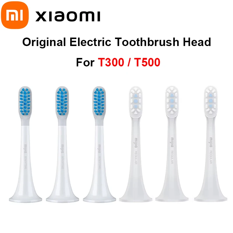 

3/6 шт., сменные головки для электрической зубной щётки Xiaomi Mijia T300 T500