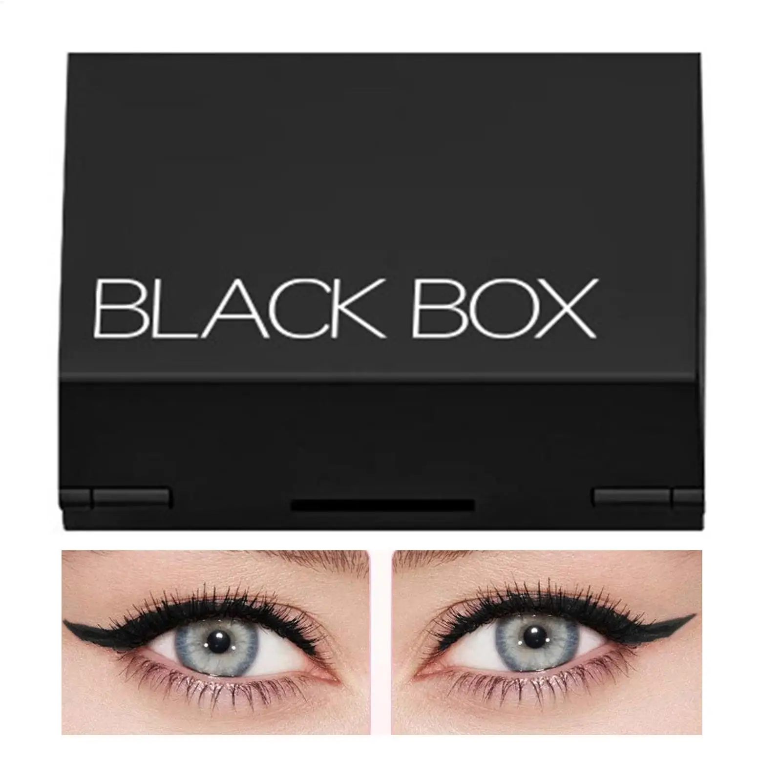 Eye Makeup Kit Eyeliners Lower Eyelash Stamp Waterproof Smudge Proof Eyelash Stamps Kit For Women Travel Home Dating Business