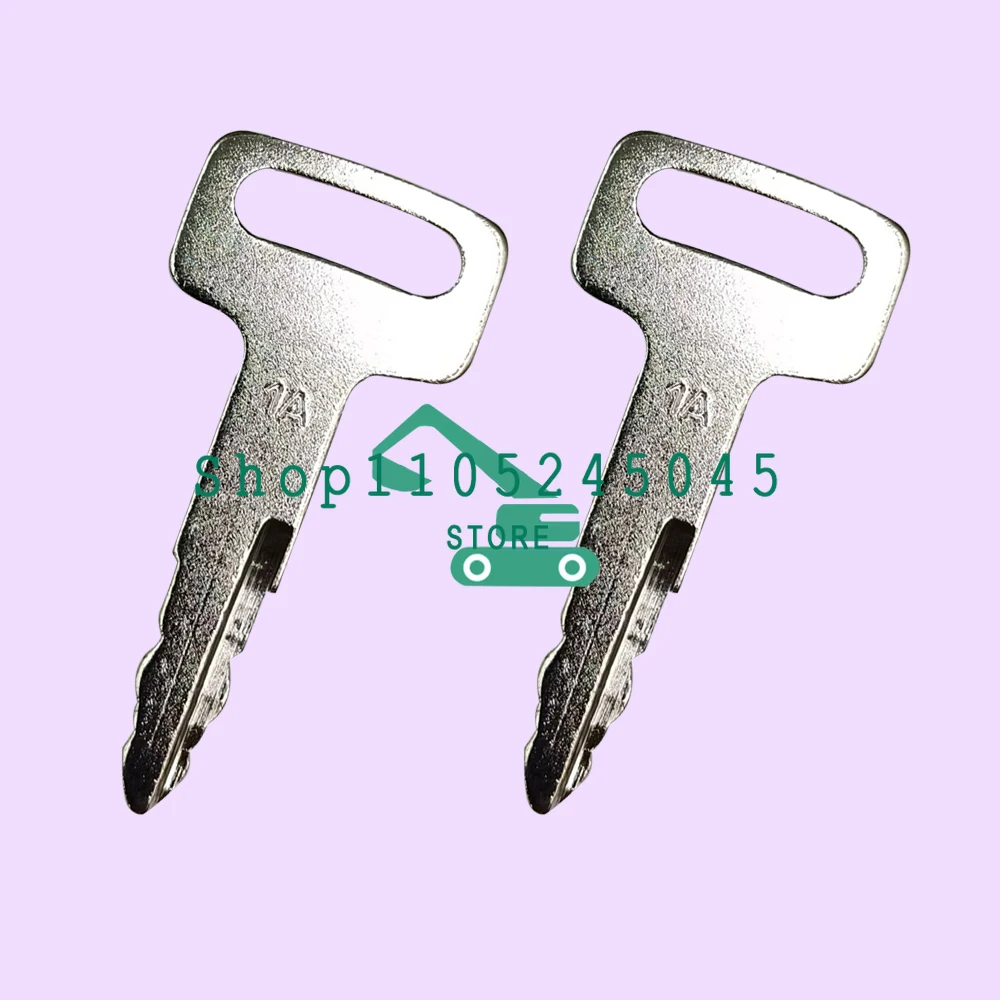 50PCS New 1A Ignition Starter Keys KEY00-GB01A NIS-1A Compatible with Forklift Heavy Equipment Compatible with Unicarriers
