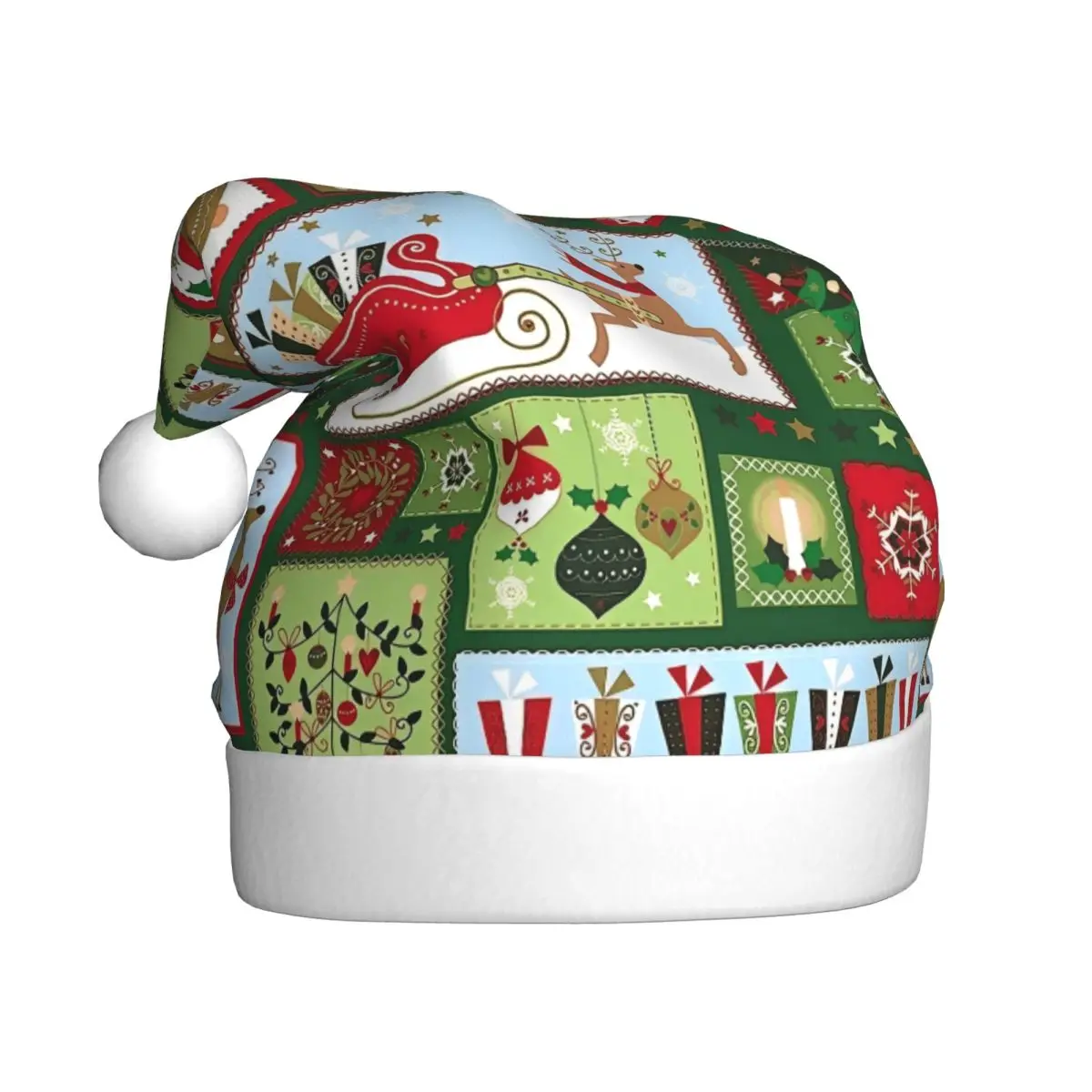 Christmas Snowman Christmas Hats for Adult Men Women Santa Hat Cap Xmas Party Gifts