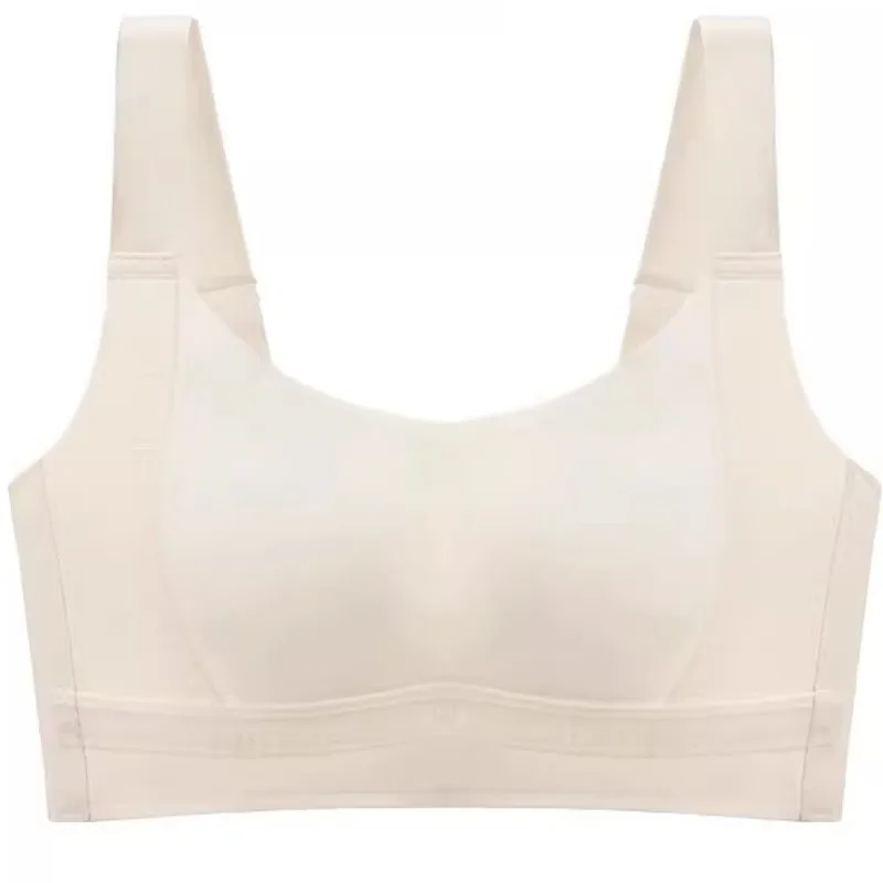 Sujetador de Verano para Mujer, Seda Hielo Refrigerante, Sin Costuras, Copa Completa, Oreja de Conejo, Minimizador, Anti Caída, Sin Aros, M-2XL