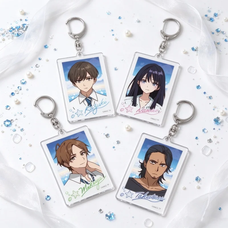 Porte-clés en acrylique, pendentif pour sac, anime To You in the Beyond, personnage de dessin animé Kazuki Tsukigase, Satoshi Takatsu, Nishina, 6 cm, cadeaux