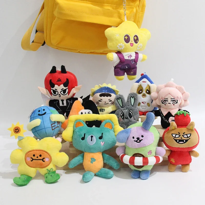 8-14cm Thailand GMMTV Plüsch-Schlüsselanhänger BL CP Cartoon PP Baumwollpuppe Schlüsselring JAIDEE BABII WIN ForceBook AouBoom Fans Sammlerstück Geschenk