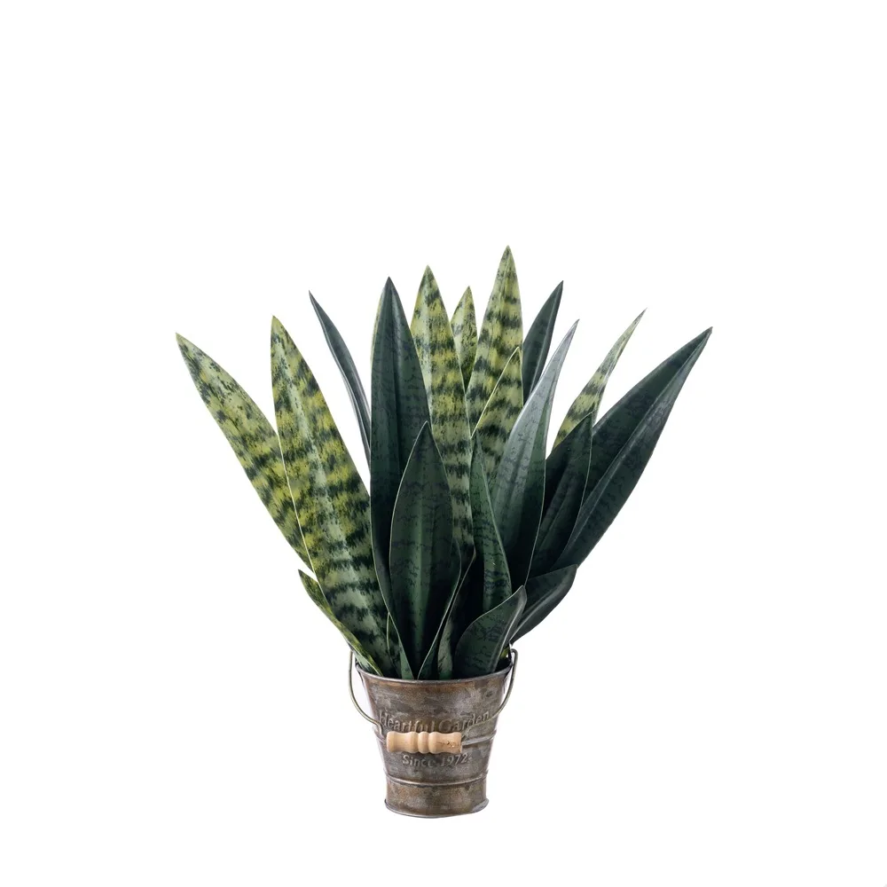 

Artificial Succulent Plants Tropical Fake Long Leaf Simulation Tiger Pilan Home Decoration Office Hotel Party Decor