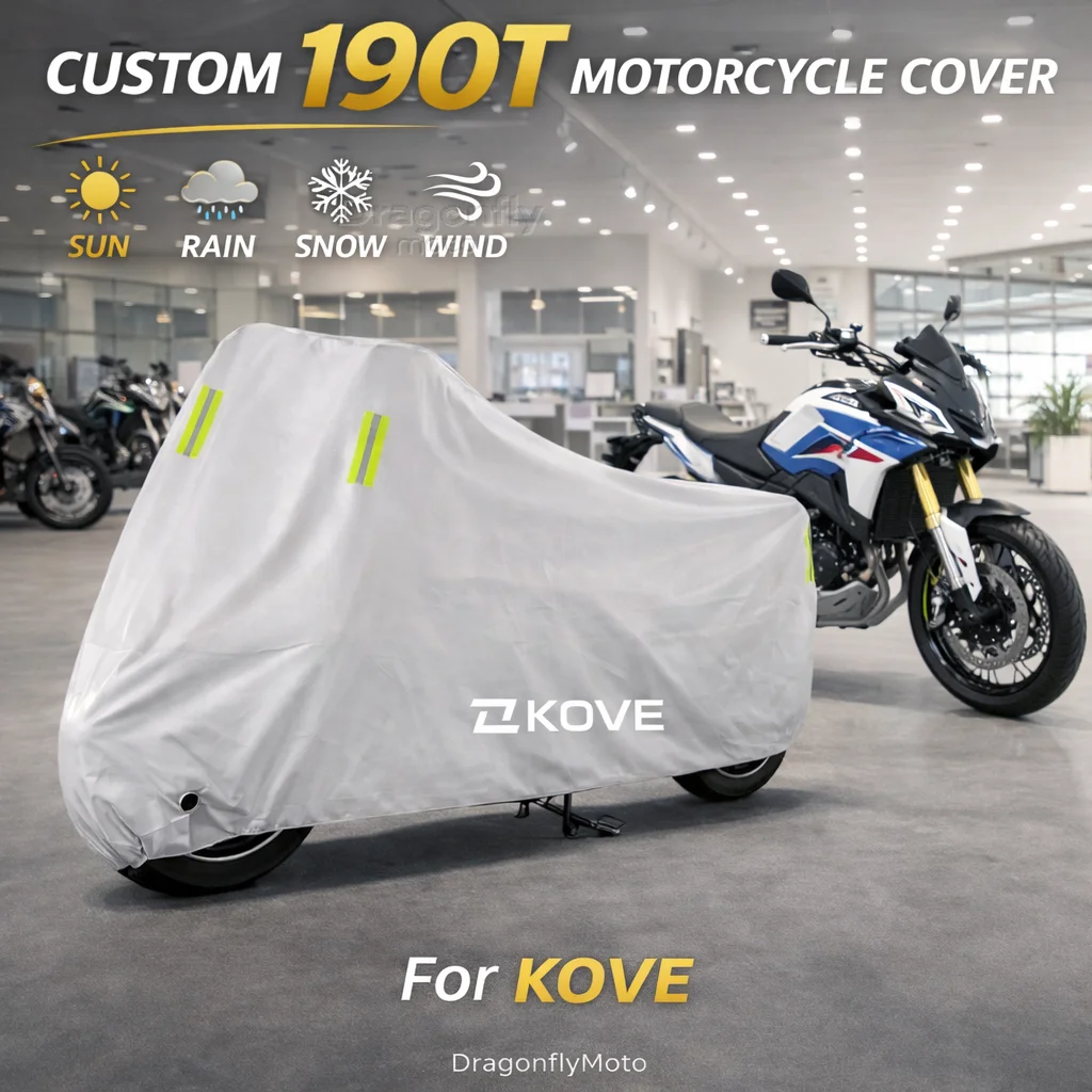 

Чехол для мотоцикла KOVE 800X Pro/Rally 525X 500X 400X 800 525 500, серебристый, водонепроницаемый, защита от УФ-излучения, дождя, пыли, солнца, для улицы и дома