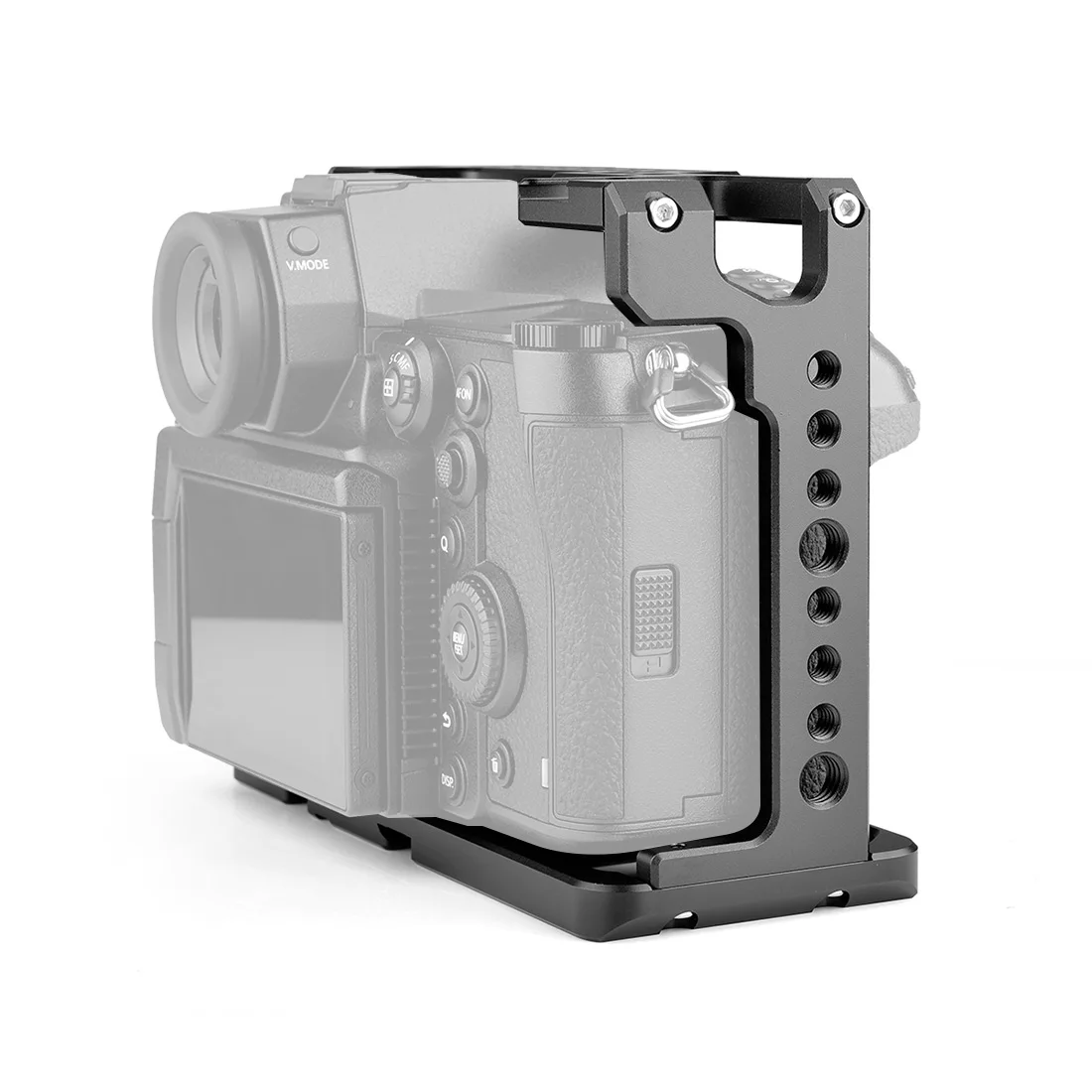Kamerakäfig-Rig-Schutz für Panasonic Lumix DC-S1 S1 S1R S1H / Lumix S5 Kaltschuhhalterung für Mikrofon-Lichtverlängerungshalter-Set – Detail 12