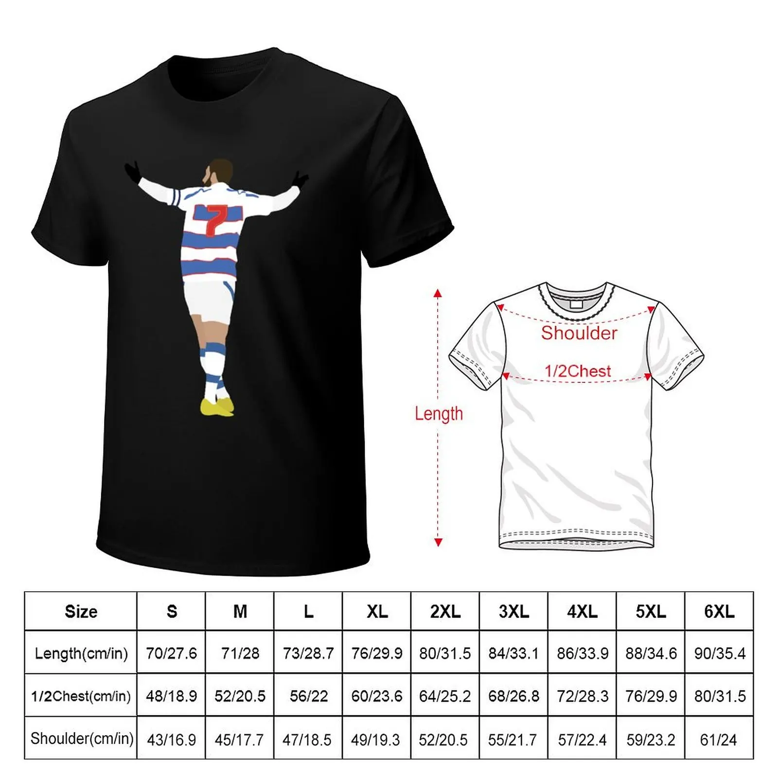 Adel Taarabt. Queens Park Rangers, Football. T-Shirt Casual Loose Fit Summer Tee Shirt