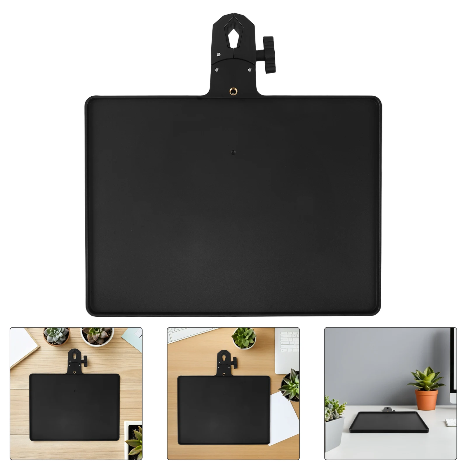 

Adjustable Microphone Plastic Universal Mic Stand Storage Platform Live Streaming Phone Holder Desktop Tripod Compatible Video