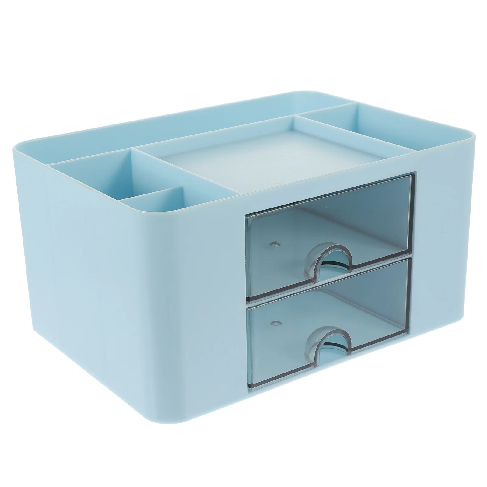 درج نمط منظم قرطاسية صندوق متعدد الطبقات سطح المكتب لمكتب المنزل المدرسة سعة كبيرة تخزين الأدراج البلاستيكية
