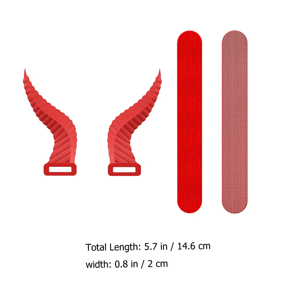 Cuffie decorative con corno di mucca Cuffie in silicone Decori Attacco per demone dell'orecchio Bambino