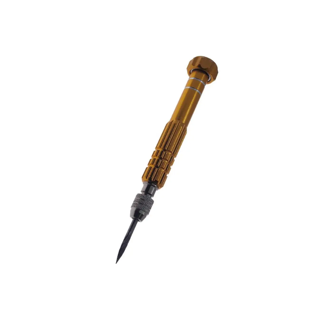 مضرب كرة الريشة حلقات المضرب الثقوب سلسلة أنبوب أصفر