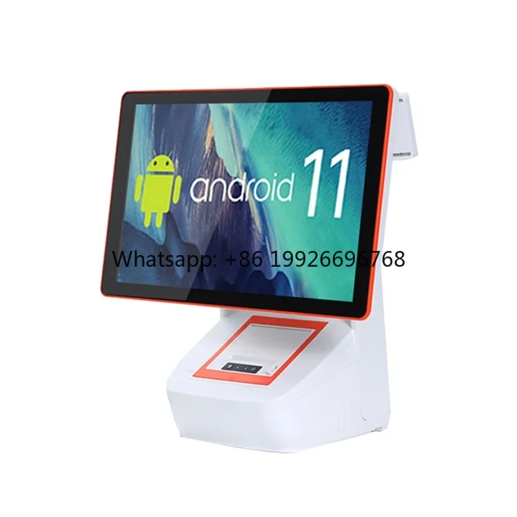 Smart WiFi POS Machine Dual Screen Android All-in-One System for Pharmacies Restaurants Clothing Stores