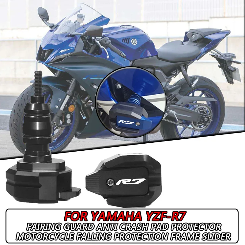 For YZF-R7 YZFR7 YZF R7 Motorcycle DIVERSION Anti Fall Frame Slider Fairing Protection Device Anti-Collision Accessories,Logo