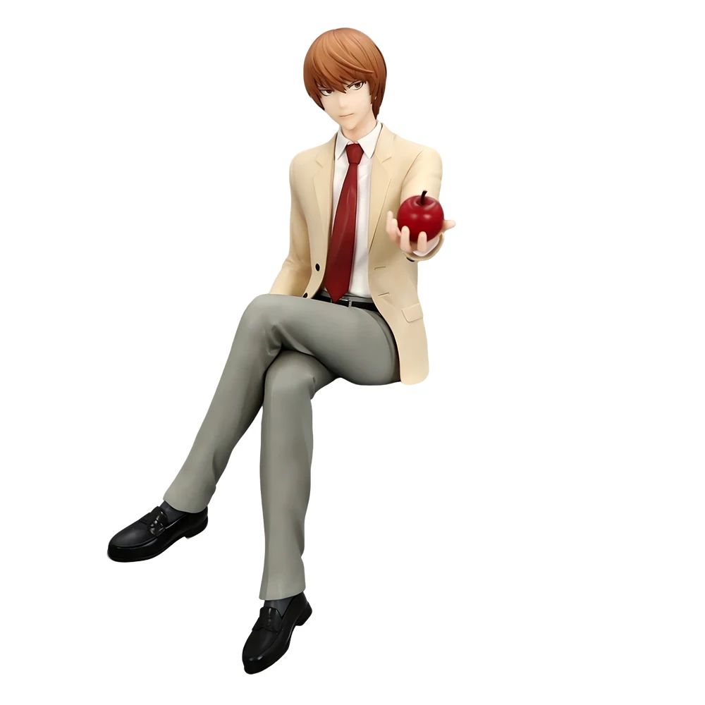 Yagami Light Figur Death Note Anime Noodle Stopper Figur Desktop Golf Modell Spielzeug Geschenk Sammlerstück Ornamente PVC Puppen – Detail 2