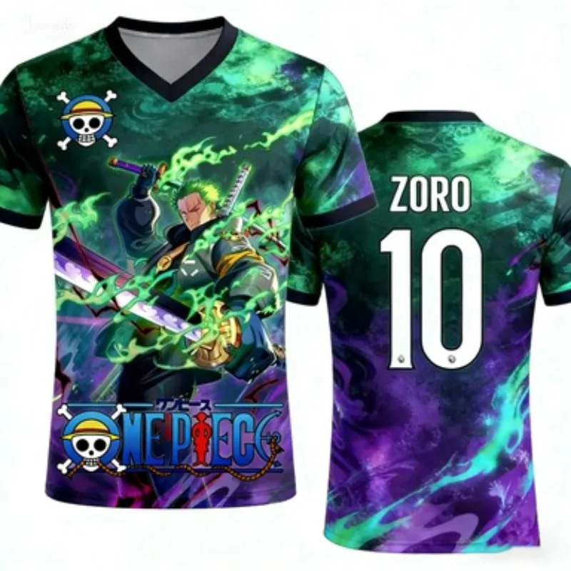 2026 Summer New Anime Football Sports Quick-Dry Short Sleeve T-Shirt for Adults and Children view 3