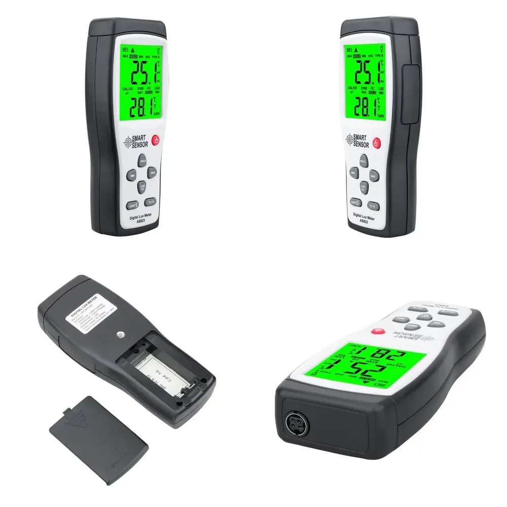 WAP01 Digital Brightness Lux Meter Spectrophotometer Photometer Spectrometer High Precision Light Meter 1-200.000lux