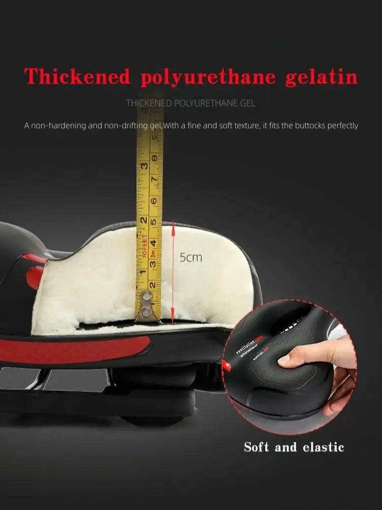 AliExpress NONE Hollow Breathable Bike Seat Shock Absorbing Comfort Big Butt Bicycle  For Men Women Road Cycling Safety Accessory