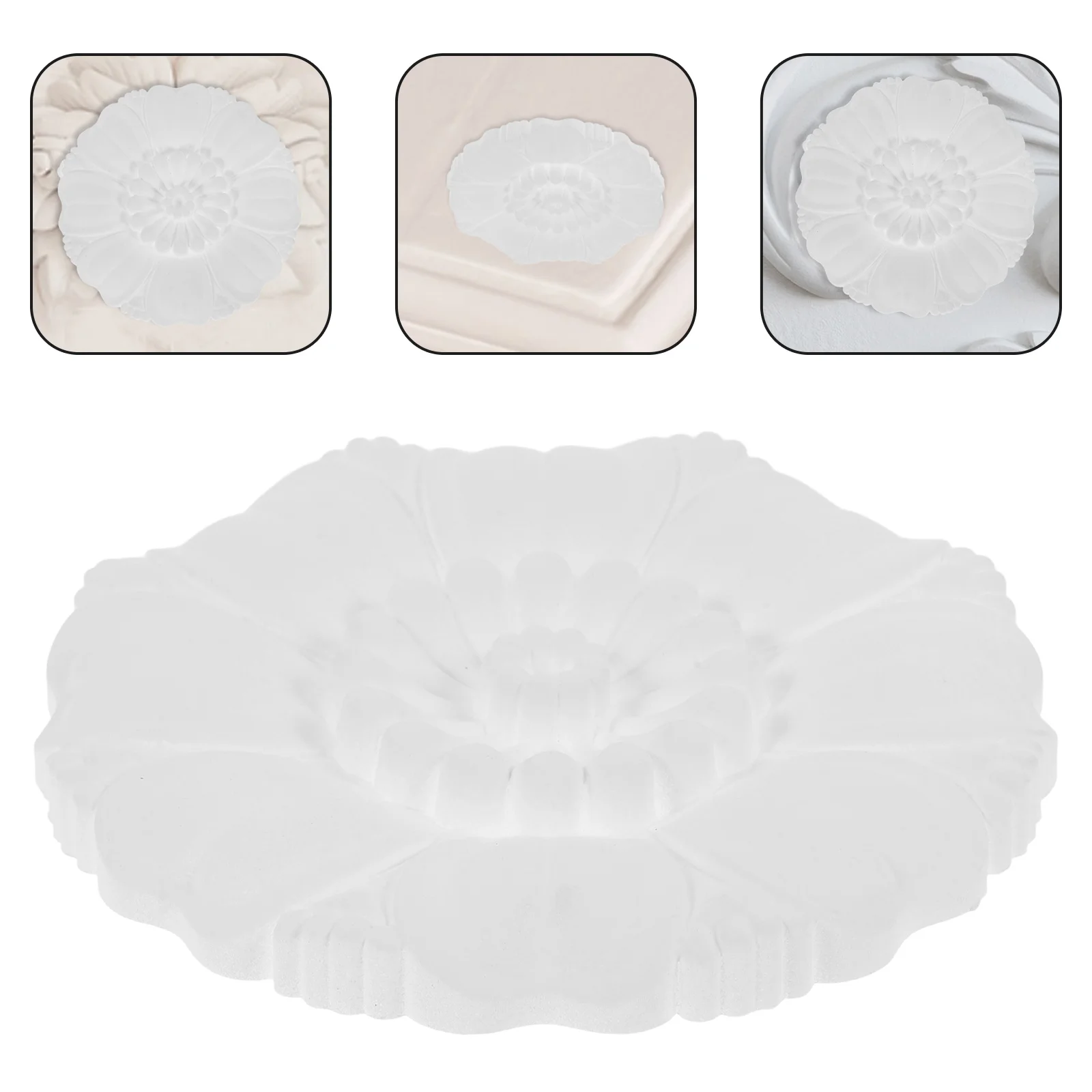 Ceiling Light Imitation Plaster Decorative Panel for Fixtures Material Exquisite Design Widely Used Plastic