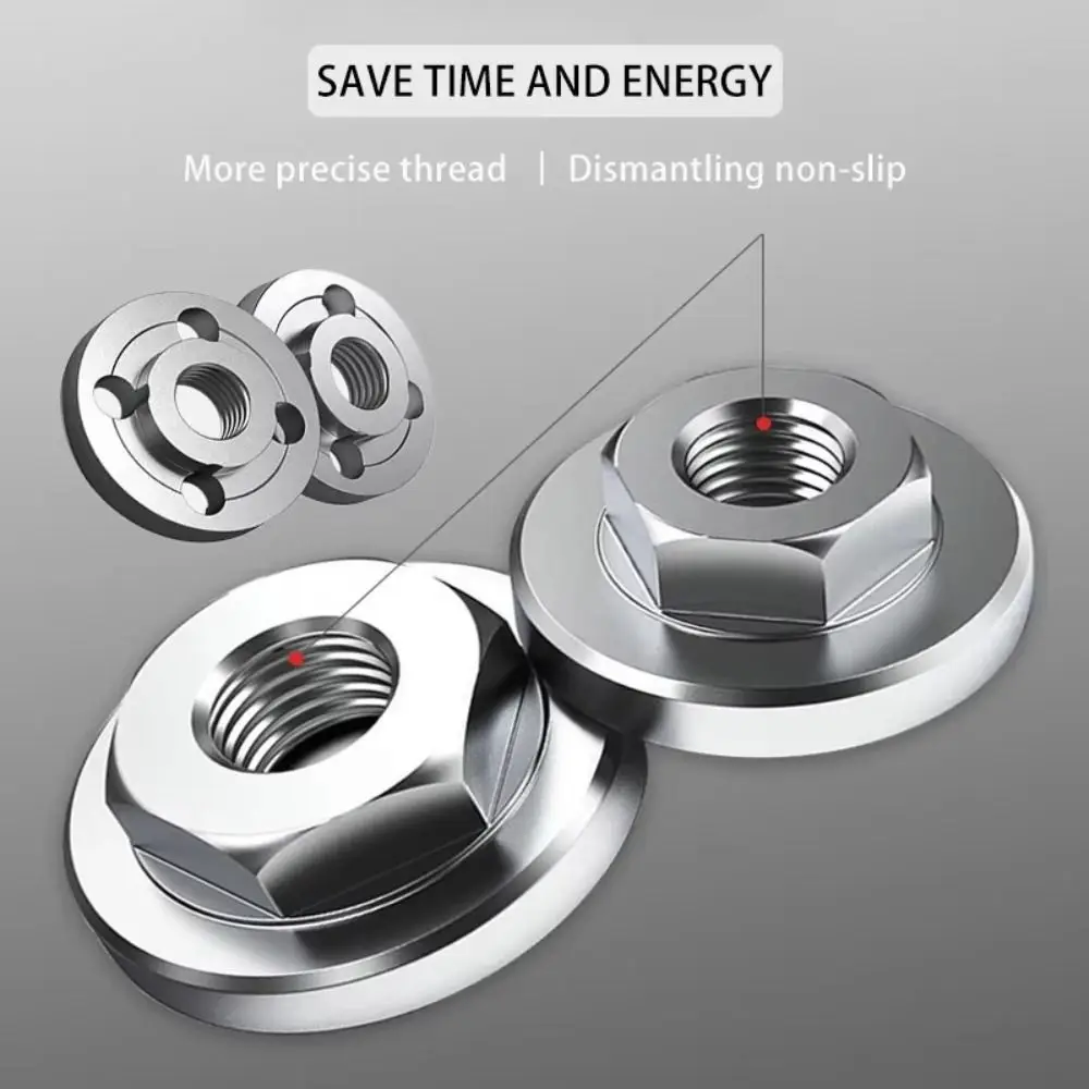 New M10 Angle Grinder Pressure Plate 5/8-11 Hexagon Nut Metal Pressure Plate Spindle Thread Pressure Plate Cover